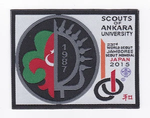 2015 World Scout Jamboree TÜRKEI ANKARA UNIVERSITY SCOUTS Kontingent Aufnäher - Bild 1 von 1