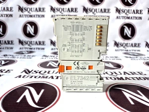 BECKHOFF EL7342 MODULO PLC MOTORE DC TEMINAL 50V DC/2x 3,5A - Foto 1 di 3