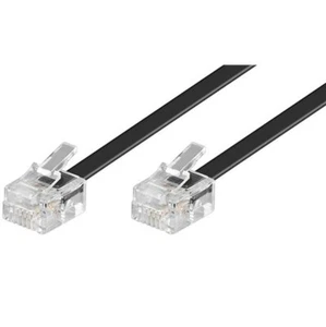 Telefonkabel Modularkabel 3 m 2x RJ11 Stecker Telefon Anschluß Kabel Fax Modem - Bild 1 von 1