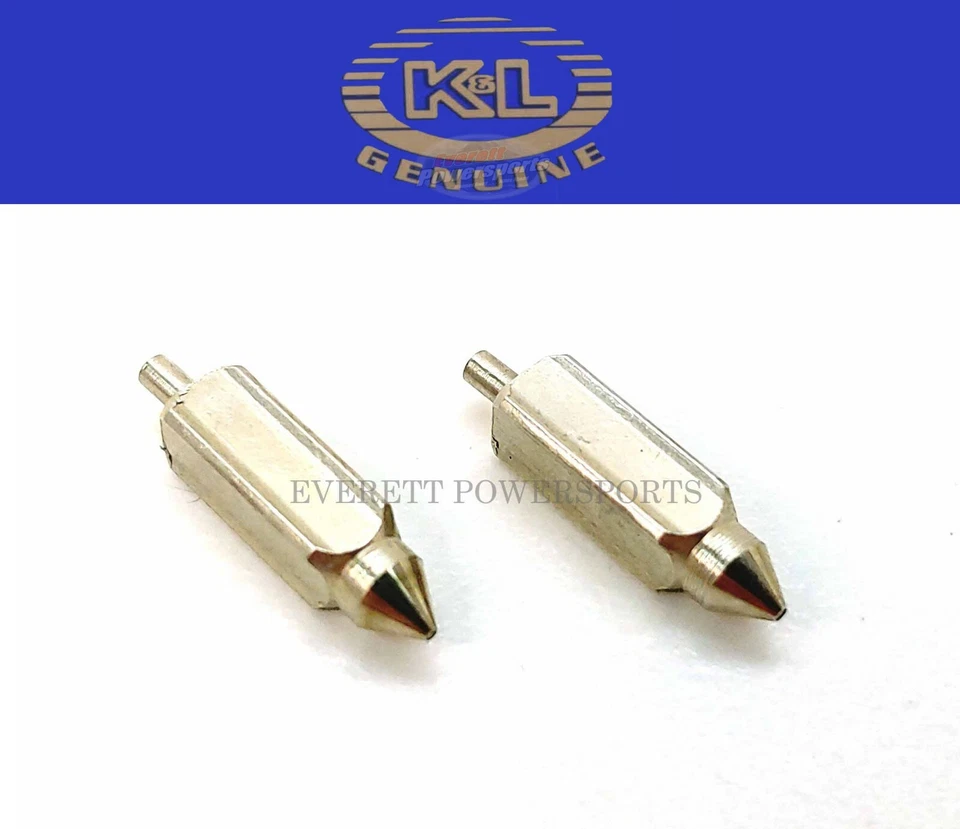 2x Válvula de flotador de carburador aguja de carburador Suzuki Kawasaki Yamaha (comprobar montaje) E100 Foto 1 de 1