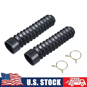 30mm Fork Boots Gators Rubber Cover For Honda ATC250R 1981-1982 ATC200 1982-1983 - Foto 1 di 6