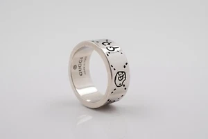 GUCCI Ghost Ring 925 Silber 60/20 8,95mm breit - Bild 1 von 4