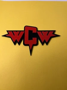 WCW Invasion 3D-gedrucktes Emblem maßgeschneidertes Diorama-Teil - Bild 1 von 4