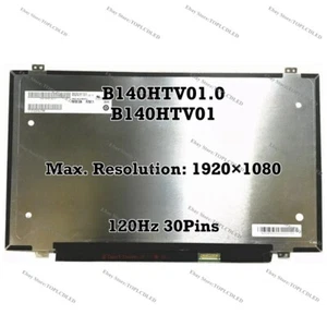 B140HTV01.0 B140HTV01 1920x1080 120Hz Pannello LCD 30 Pin Pannello Schermo Moduli 3D - Foto 1 di 1