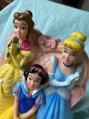 Disney Princess Cinderella Belle Snow White Plastic Bank Damaged Discounted - Image 1 of 4
