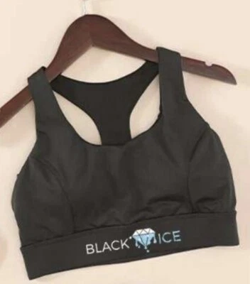 Sujetadores deportivos Top Fitness Mujer Gimnasio Yoga Tirantes Espalda Negro Foto 1 de 2