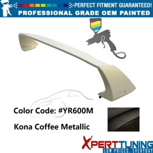 Fits 12-14 Honda Civic 4DR Mugen Trunk Spoiler ABS #YR600M Kona Coffee Metallic - Picture 1 of 5