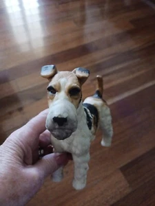 Statuina cane maschio Airdale Terrier grande vintage - Foto 1 di 4