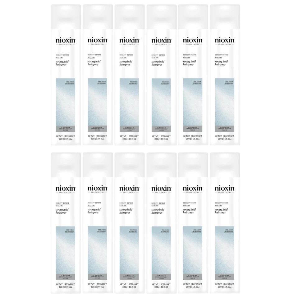 Nioxin 3D укладка ниоспрей лак для волос, сильная фиксация 10,6 унций X 12 шт. - Изображение 1 из 1