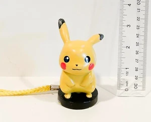 Vintage Pikachu Pokemon Figure with Strap - No Maker - Loose - Picture 1 of 4