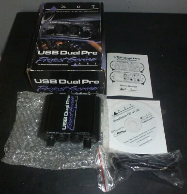 ART USB Dual Pre Project Series 2 channel Mic Preamp Amp - OPEN BOX - Image 1 of 4