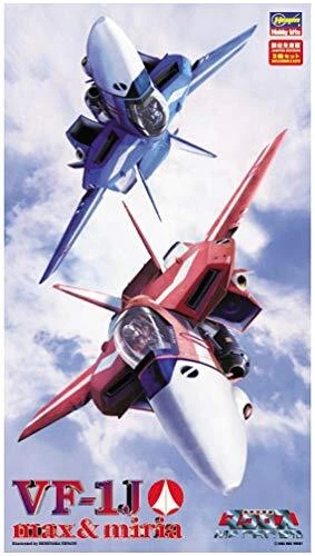 Hasegawa Macross Vf1j Valkyrie Max & Millia 1/72 Scale Plastic Model 65763