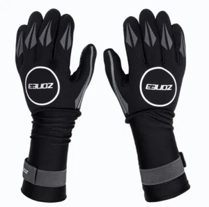 Guantes de natación de neopreno Zone3 guantes de natación de triatlón en agua fría XL negros - Imagen 1 de 6