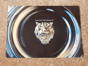 1973 Jaguar V-12 Sales Showroom Brochure - Bild 1 von 3