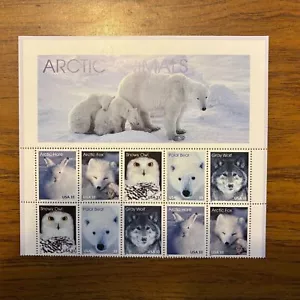 1998 33c Arctic Animals Mint Stamp Sheet #3288-3292 - Picture 1 of 1