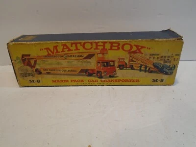 Caja Original Matchbox M8 Major Pack Transportador Coche Foto 1 de 4