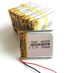 10 piezas batería de polímero Lipo Li Li Recargable para cámara GPS MP3 402530 - Imagen 1 de 4