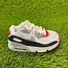 Nike Air Max 90 Boys Size 9C White Athletic Running Shoes Sneakers CD6868-019