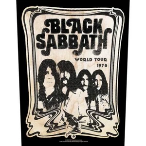 BLACK SABBATH - GIRA MUNDIAL 1978 - PARCHE TRASERO - TOTALMENTE NUEVO - MÚSICA BP1258 - Imagen 1 de 1