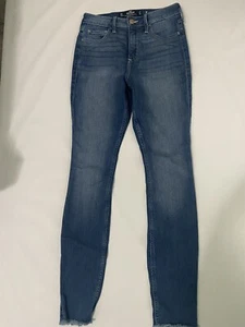 Hollister Curvy High-Rise Super Skinny Soft Stretch Jeans Womens Size 5R W27 L28 - Picture 1 of 6