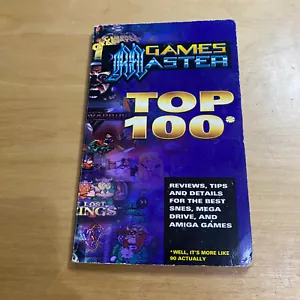 Games Master Top 100 Review Tips Book SNES SEGA Mega Drive Amiga - Picture 1 of 2