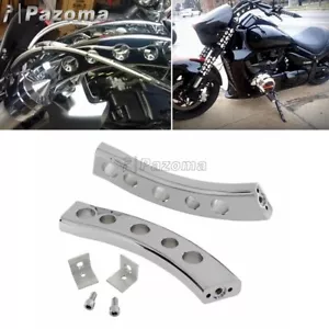 Pair Chrome Handlebar Riser 5-Hole For Boulevard M109R M1800R VZR1800 2006-2019 - Picture 1 of 8