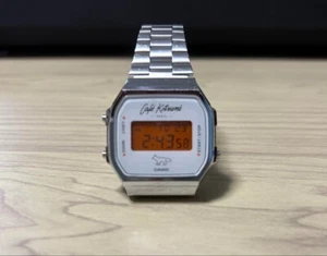 CASIO Cafe Kitsune A168WECK 7A Collaboration Wristwatch Rare France Paris Men - Picture 1 of 2