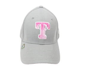 New Era 59fifty Texas Rangers MLB Mütze Cap Small/Medium Pink bestickt grau. - Bild 1 von 6