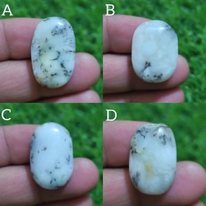 Awesome Design Dendrite Opal Oval Shape Smooth Loose Gemstone For Making Jewelry - Picture 1 of 13