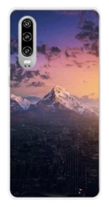 Coque en silicone imprimée compatible Huawei P30 Montagnes urbaines - Imagen 1 de 3