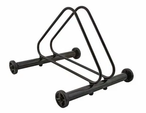 Bicycle Stand w/Wheels Black Bikes Cycling New!  - Picture 1 of 1