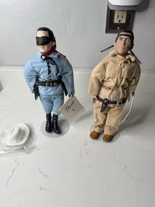 Vintage 1990 Hamilton Gifts Ltd Presents The Lone Ranger Collectible Figures - Picture 1 of 6