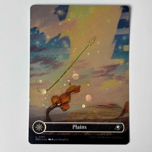 PLAINS 0367 MTG EOE ENGLISCH FULL ART GALAXY FOIL NEU - Bild 1 von 2