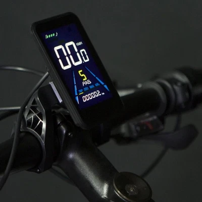 Electric Bicycle LCD Display Panel with Waterproof Design and Speed Sensor - Image 1 of 4