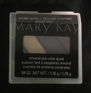 Mary Kay Mineral Eye Color / Eye Shadow Quad ~ Autumn Leaves #075233 ~ New - Picture 1 of 3