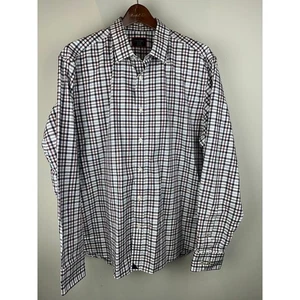 UNTUCKit Button Up Hemd Herren XL faltenfrei Regular Fit kariert langarm - Bild 1 von 6
