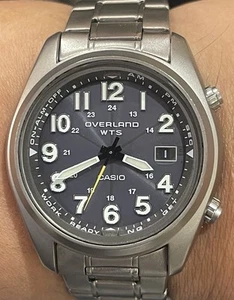 Casio Overland Solar Titanium Auto LED - Picture 1 of 7