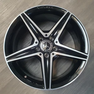 7,5 x 18 ET33 Original Mercedes AMG Alufelge C W205 S205 C43 A2054014800 Vorne - Bild 1 von 10