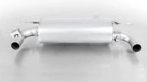 Escape trasero eje Remus para BMW Serie 3 F30/F31 2015 con tubo de escape cromado negro Foto 1 de 1