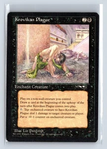 KROVIKAN PLAGUE – MTG Magic the Gathering Card – Alliances – Uncommon - Picture 1 of 6