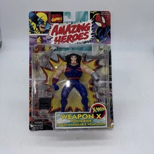 ToyBiz Amazing Heroes Weapon X Wolverine Action Figure Weaponry Logan MOC 1997 - Picture 1 of 3