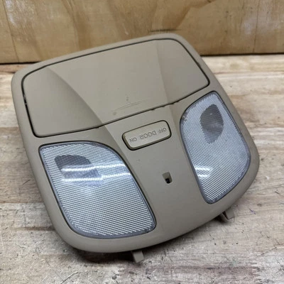2011-2015 Hyundai Sonata Front Roof Overhead Console Dome Map Light BEIGE 92800 - Image 1 of 4