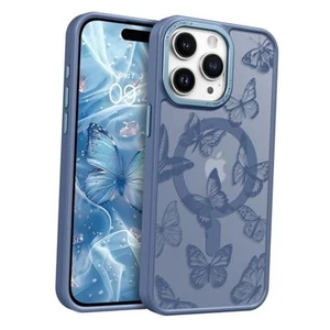 for iPhone 15 Pro Case,Cute Butterfly Pattern iPhone 15 Pro Magnetic Case - Picture 1 of 7