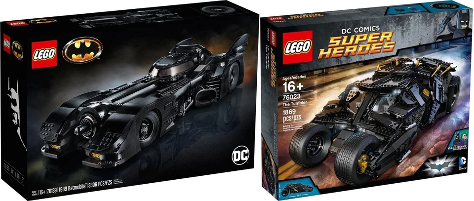 LEGO 76139 1989 Batimóvil + LEGO 76023 The Tumbler Nuevo en caja, RARO, RETIRADO Foto 1 de 1