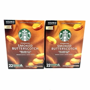 Starbucks Smoked Butterscotch K-Cups (2 Boxen/44 Pods) Limited Edition - 05/2026 - Bild 1 von 6