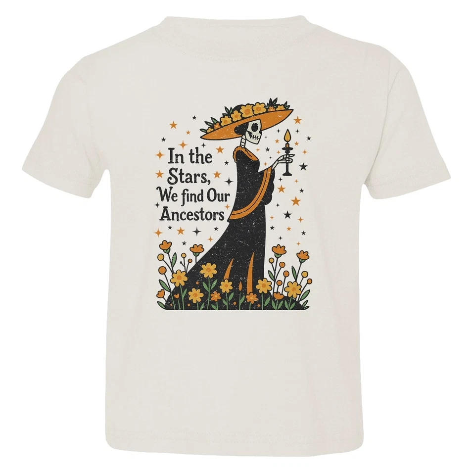 Camiseta Ancestors In The Stars - Día de los Muertos Floral Niño Pequeño Foto 1 de 1
