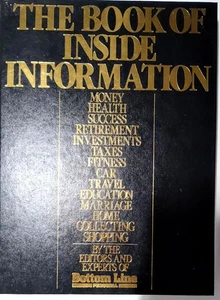 THE BOOK OF INSIDE INFORMATION HB: Money Health Success Retirement Investments - Picture 1 of 3