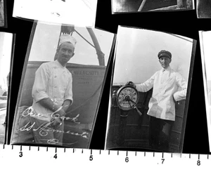 Lot  14 SS Minnesota Ship Negatives Crew Cook Oiler Officers c1910s Maritime T5M - Picture 1 of 13