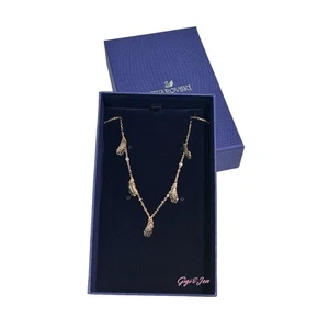 Swarovski Swarovski Naughty Choker Feather necklace Rose Gold - Picture 1 of 6