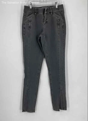 Pantalones al tobillo Marrakech para mujer gris con bolsillo de corte dividido pierna ajustada talla 26 Foto 1 de 4